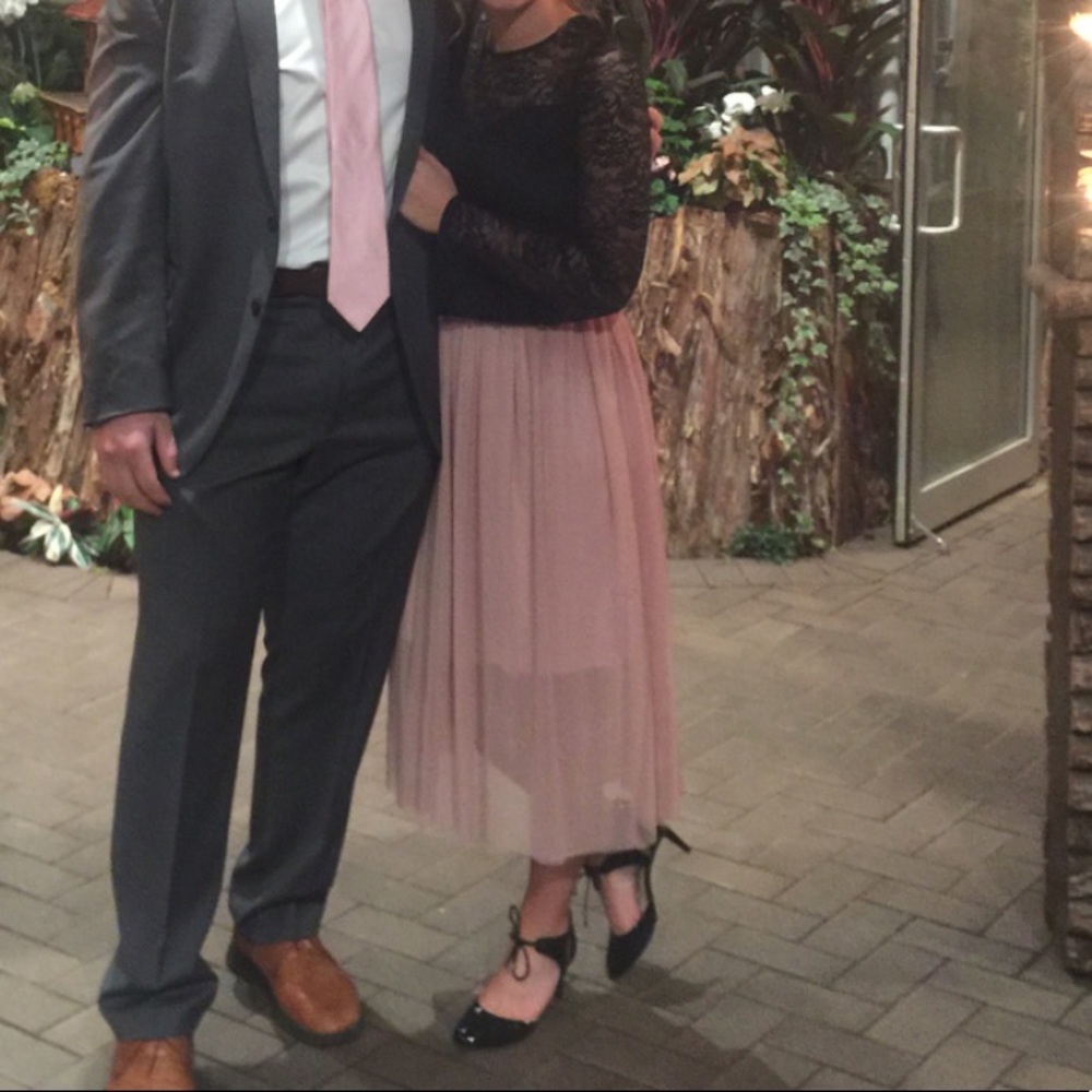 Champagne Pink Tulle Skirt